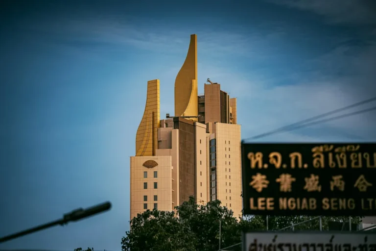 A Thai government building exterior in Bangkok